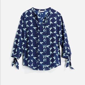 41 Hawthorne Hummingbird blouse